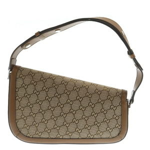 Gucci GG Small Shoulder Pattern 1955 Bag Brown Horsebit
